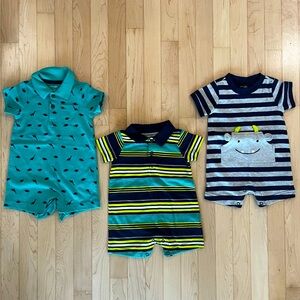 3 PIECE SIMPLE JOY BY CARTERS BABY BOY ONESIES 🤍